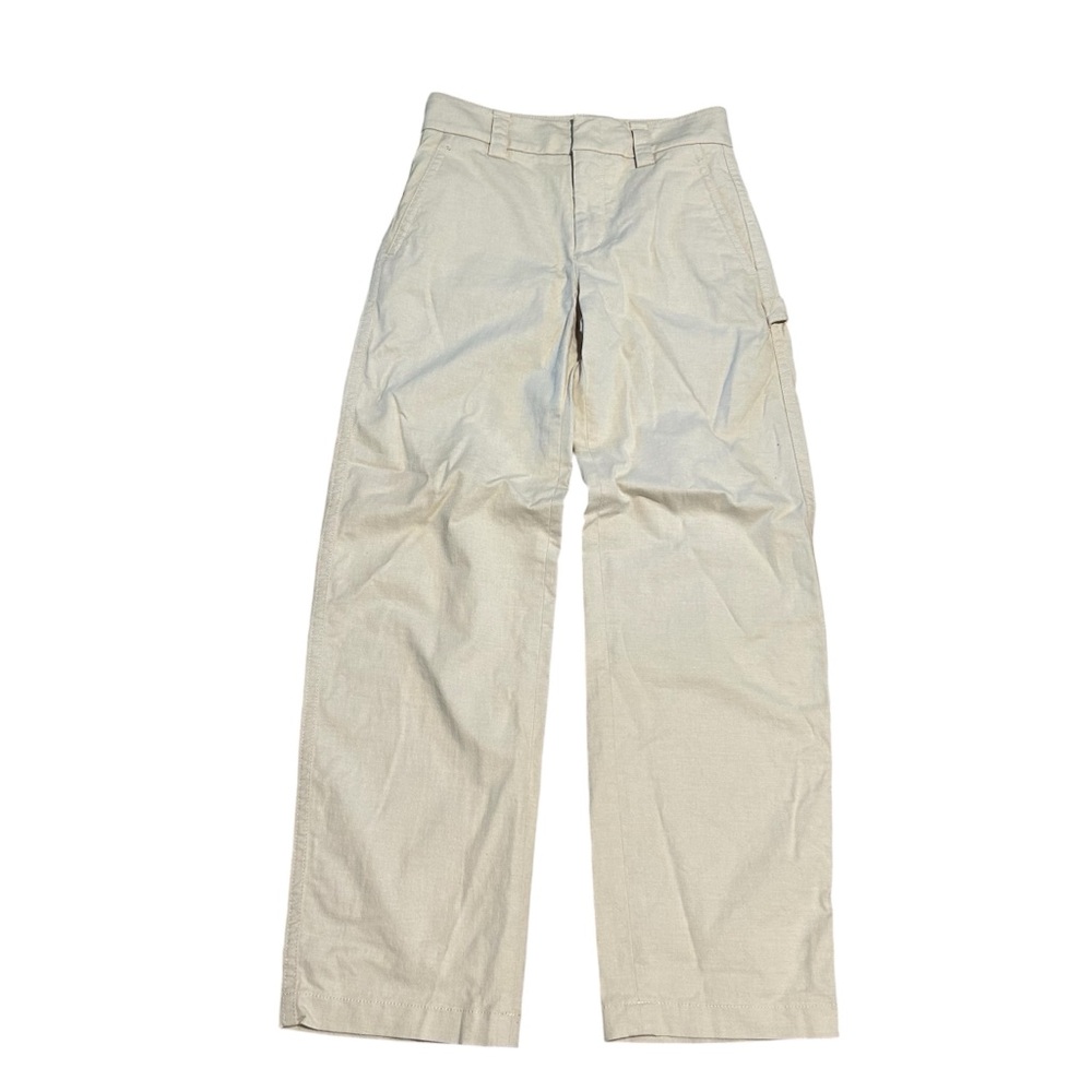 Vince Organic Cotton Wool Blend Carpenter Pants Size 4 Cargo Straight Leg